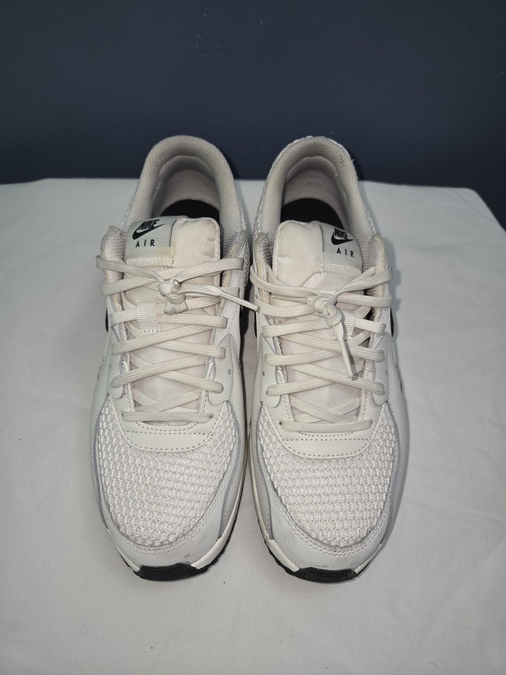 Nike Sneakers in Off-White with Black Accents